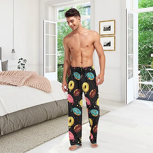 Fisyme Mens Pajama Pants Men's Pajama Bottoms Soft Sleep Lounge Pj Pants with Pockets4
