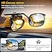 Universal Clip on Towing Mirrors Extensions for Towing, Side Mirror Extenders for Towing with RainProof, Convex Rearview Mirror, Tow Mirrors for Car Truck Trailer RV SUV, 2 Pack,Type 6