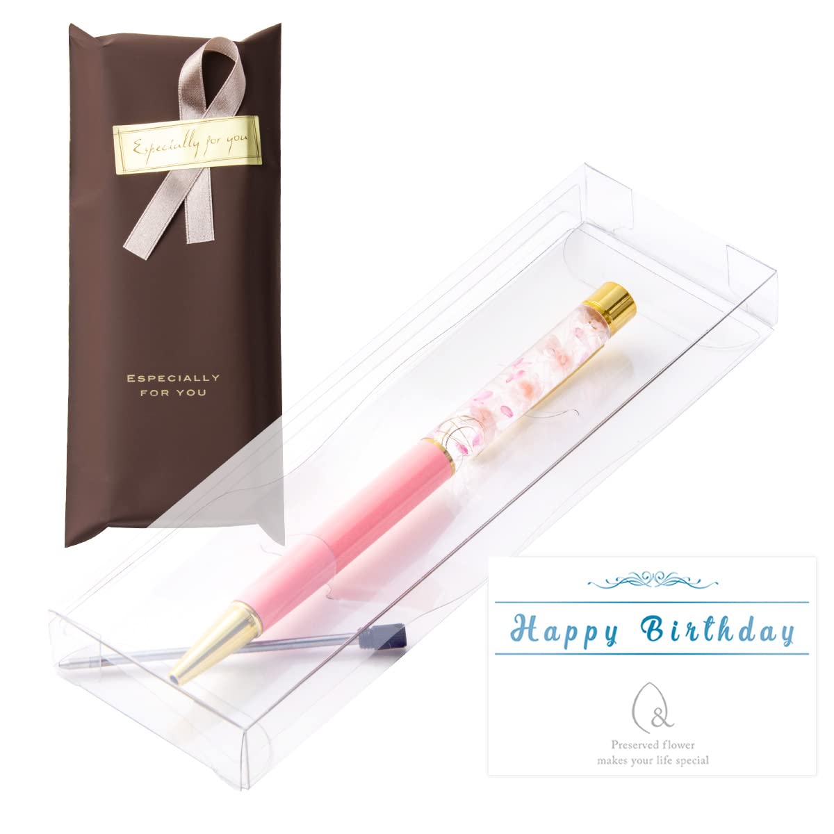 Amazon | ○【終了】ハーバリウム ボールペン 完成品 ギフトBOX