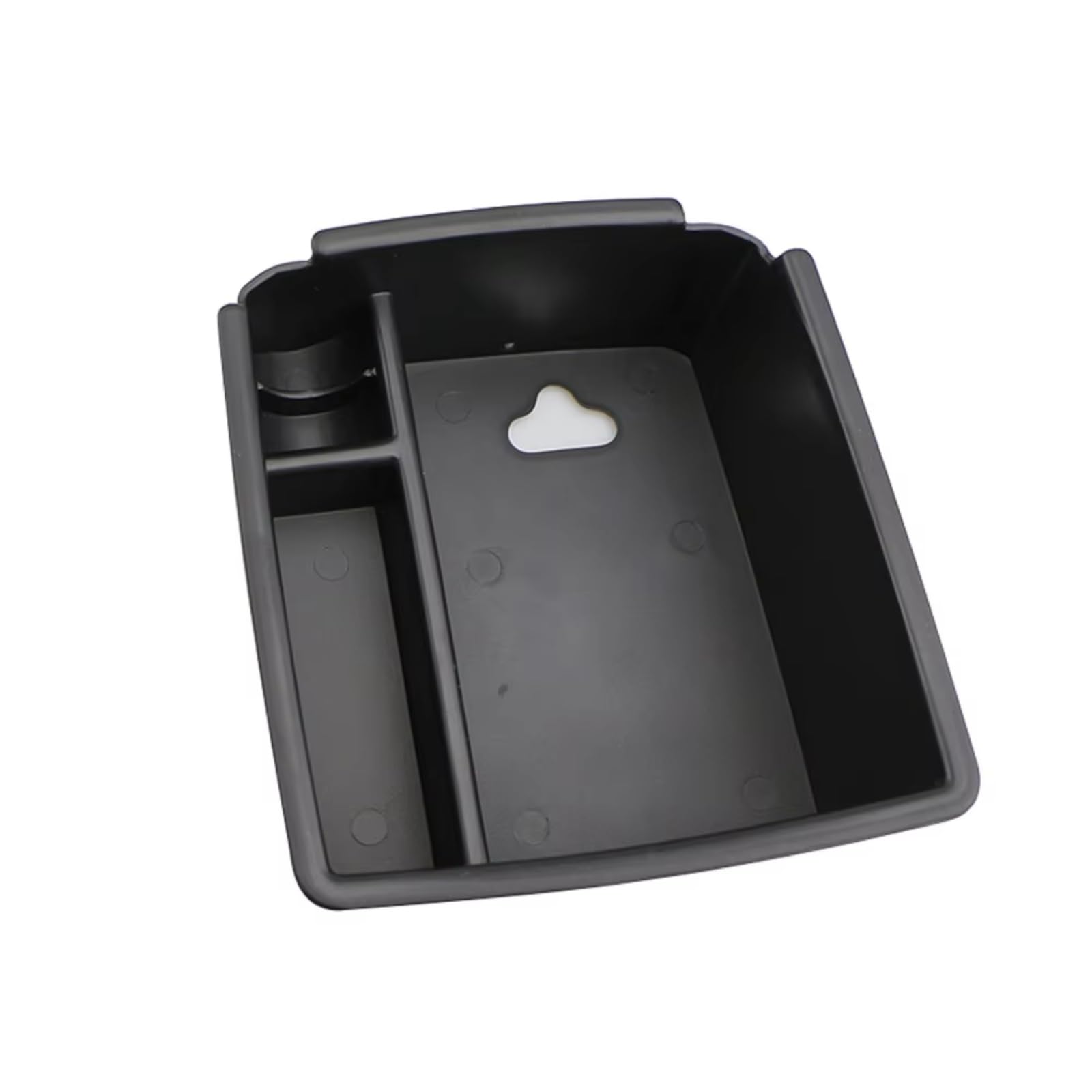 Kopqtec One Color Organiser Tray Compatible With Vw For Tiguan For Mk2 2016-2023 1 Pcs Armrest Storage Box Tray Plate Center Console Holder Container