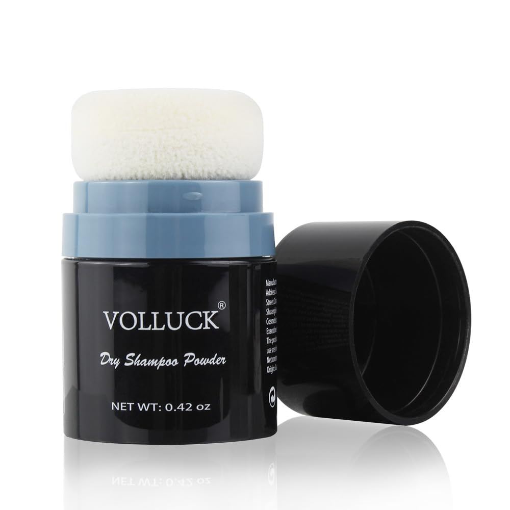 VOLLUCK Dry Shampoo Powder for Women - Non-Aerosol, Natural Travel Size 0.42oz