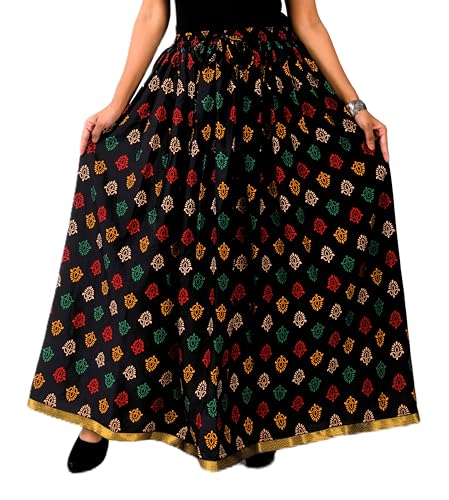 Image of Premium Polyester Long Skirt for Women, Free Size
