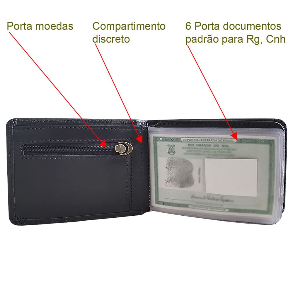 Carteira masculina de Couro Legítimo moderna Vastigriff 2140 (Preta) em promoção! Veja a oferta e mais achadinhos de Carteiras & Cintos 4 Hoje é o melhor dia para comprar Carteira masculina de Couro Legítimo moderna Vastigriff 2140 (Preta) com aquele preço maroto! Promoção! Aproveite a oferta! 4