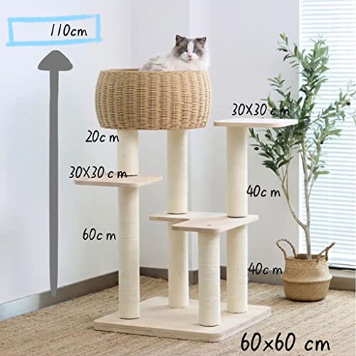 Image of Cat Tree For Large Cats 20 Lbs Heavy Duty, Cat Tower For Large Cats