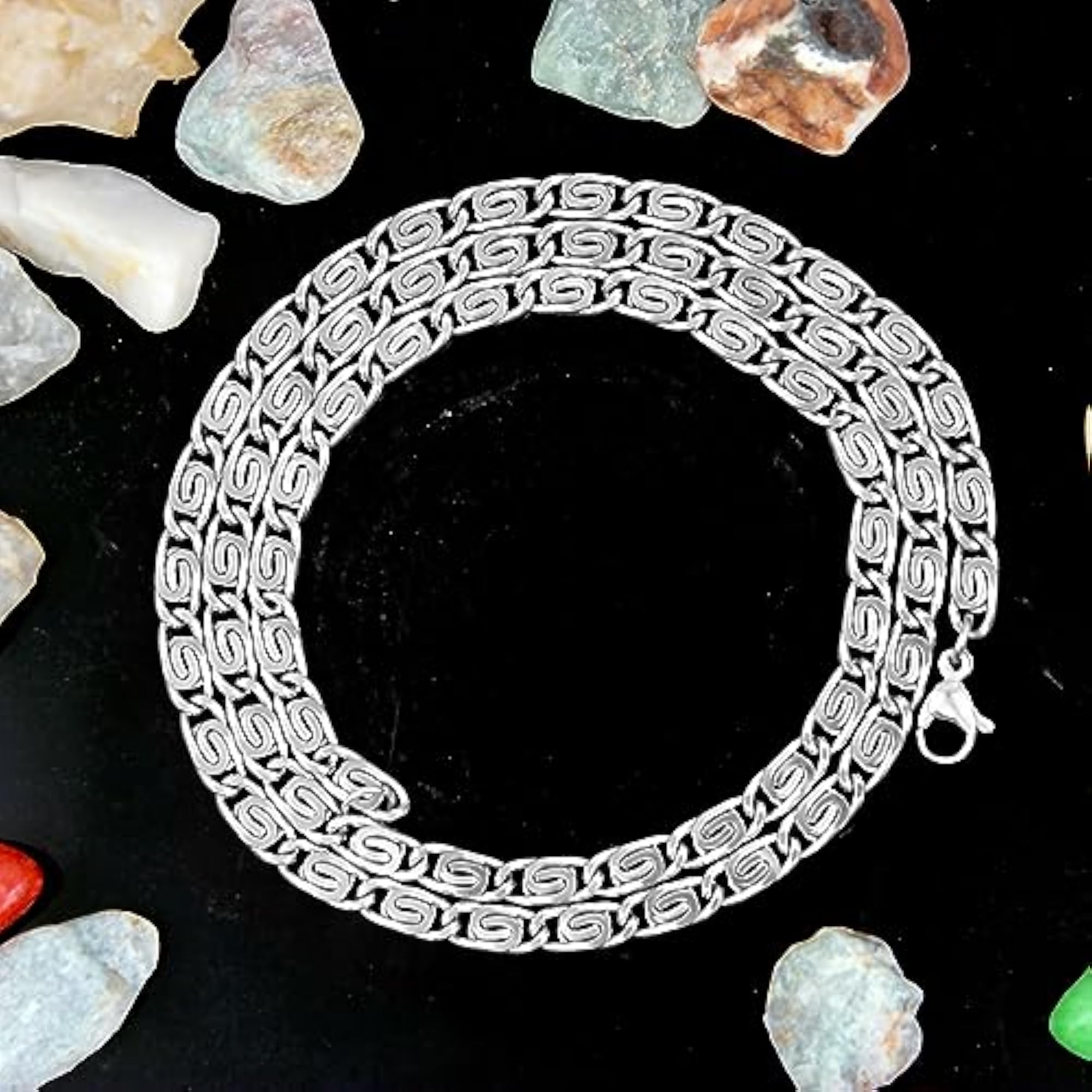 Handmade Stainless Steel Chain Necklace for Men