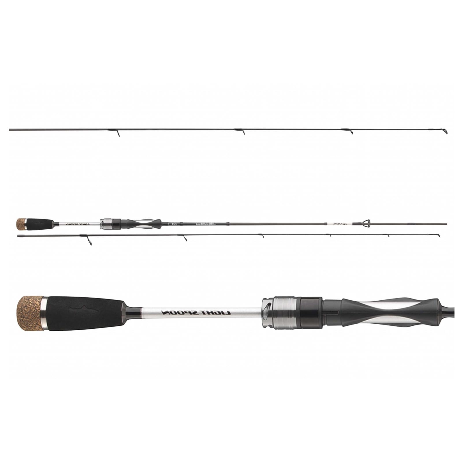 Daiwa Silver Creek UL Fast Spoon Canne à pêche à la truite, 1,70 m, 1,80 m, 1,90 m, 2,10 m et 2,30 m