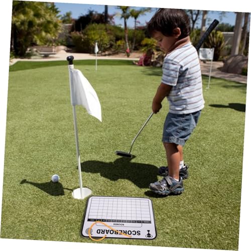 Cartas de puntuación para golf tablero borrable portátil miniatura 6