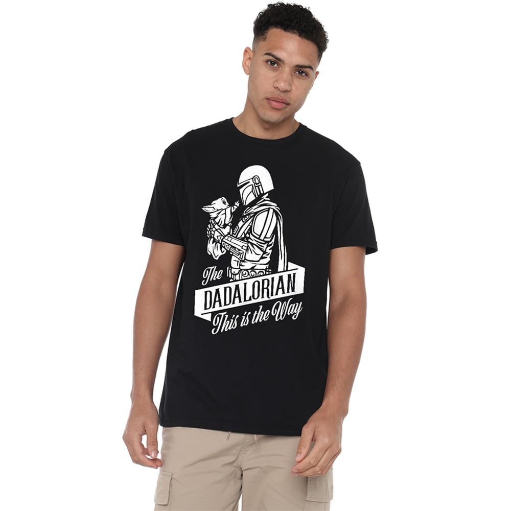 Star Wars Father's Day The Dadalorian Mandalorian Unisex T Shirt, Black, XXX-Large