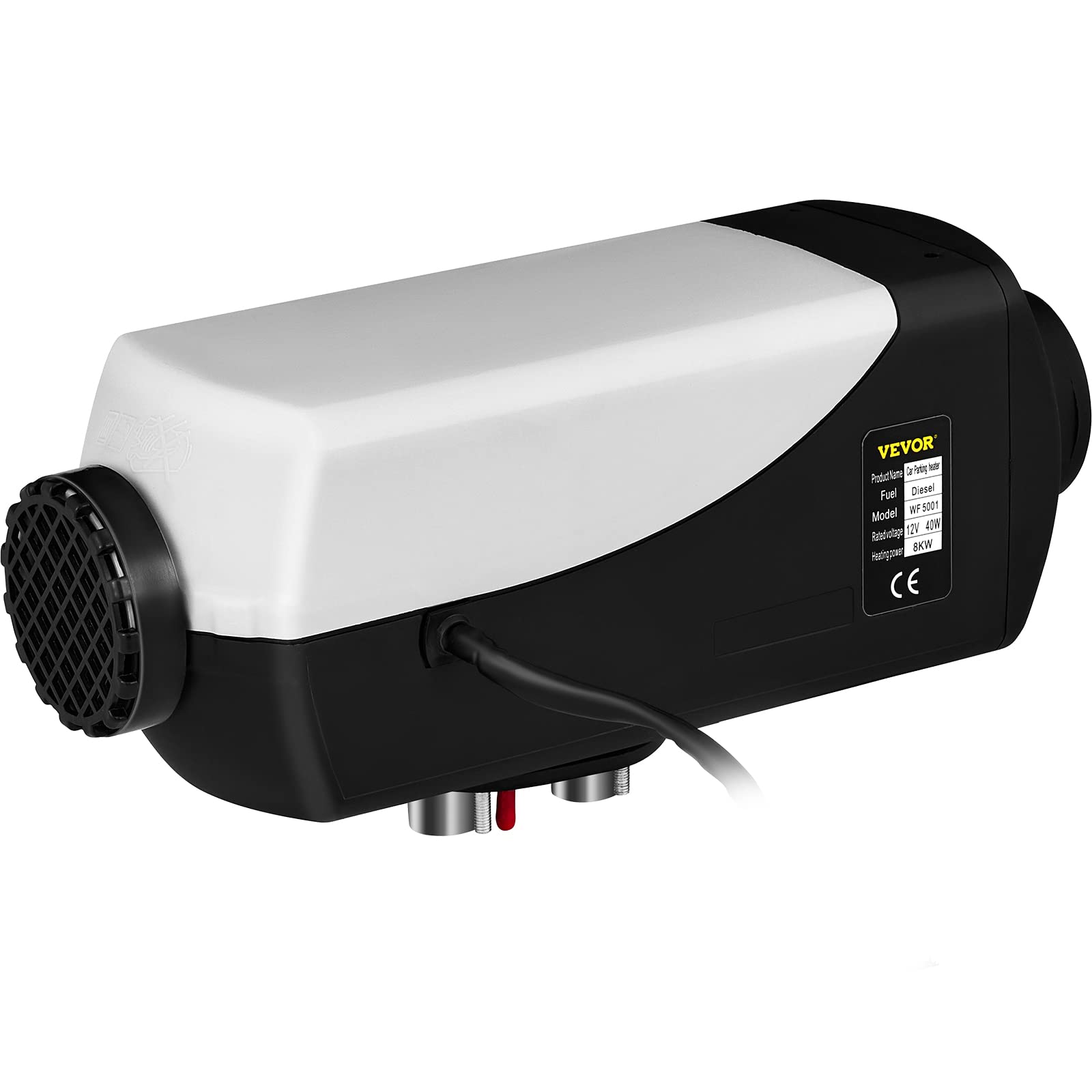 VEVOR Riscaldatore a Gasolio 12V 8KW Riscaldatore Diesel da Parcheggio con LCD e Telecomando, Basso Consumo Energetico, Perfetto per Camper,Macchine,Camion,Barche,Autobus