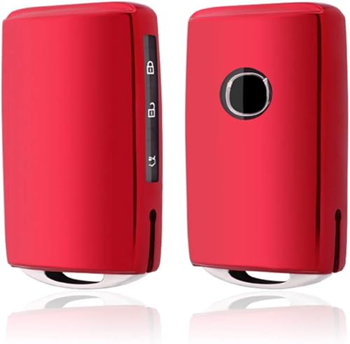 Miniatura 9 de SANRILY Funda para llavero Mazda 3 Hatchback CX-5 CX-30 CX-8 sin llave, soporte para llavero de TPU suave protector de llaves, color morado y negro