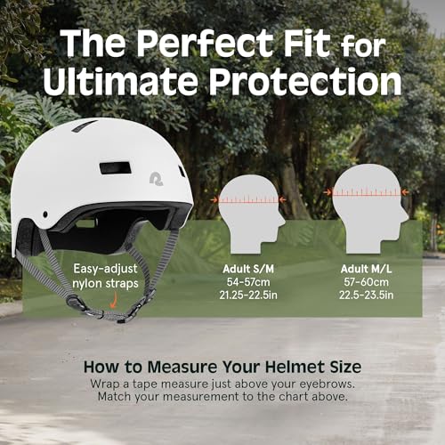 Image of Retrospec Dakota Adult & Youth Bike Helmet - Multi-Sport Protection with ABS Shell, EPS Foam, 10 Vents & Removable Washable Padding for BMX, Skating, and Scooter