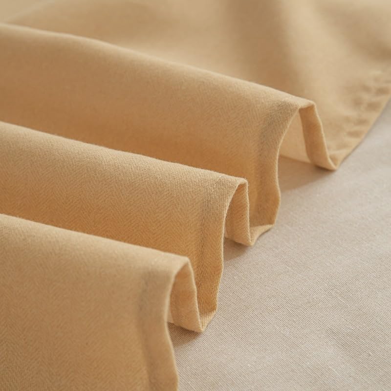 Sabanas Cama Lijada De Algodón Puro, Funda De Cama Individual Gruesa De Color Sólido, Sábana De Algodón Puro De Una Sola Pieza, Verde Hierba, 180X230Cm