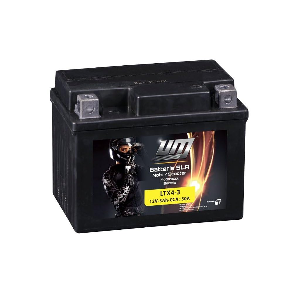 UM Batterie Moto/Scooter - LTX4-3, 12V