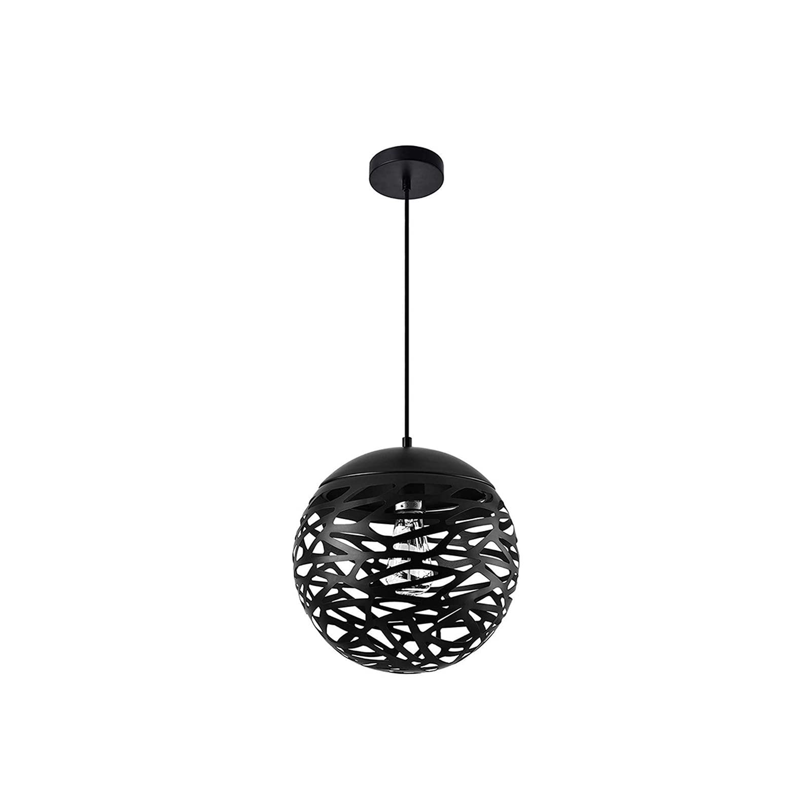 SXECAEPS Modern creative chandelier Contemporary Light Creativity Lamps Country House Adjustable Height Hanging Lamp E27 Suitable for Living Room Cbar Fashion Fixture/20Cm