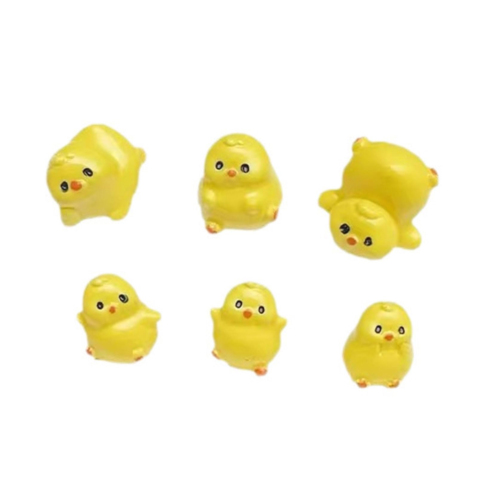 Tsophreniq Resin Chicken Statue Educational Toy Figures Miniature Chicken Garden Figurines Cake Toppers Microlandscape Ornaments Microlandscape Ornament