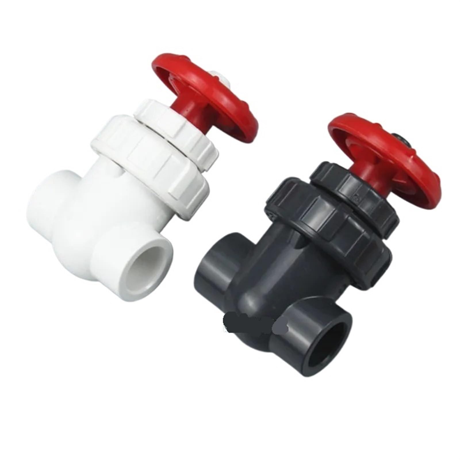 1 szt. UPVC ID 20/25/32/40/50 mm Zasuwa kontrola przepływu PVC Przełącznik zaworu kulowego w nawadnianiu ogród akwarium AC230V) (wewnętrzna średnica 20 mm (dn15), AC230 V)