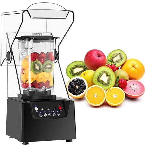2200W Blender Smoothie Maker, Table Blender with 5 Adjustable Speeds, 2L Effective Capacity Container, Max 17000 RPM High Speed Blender(2 Cups)