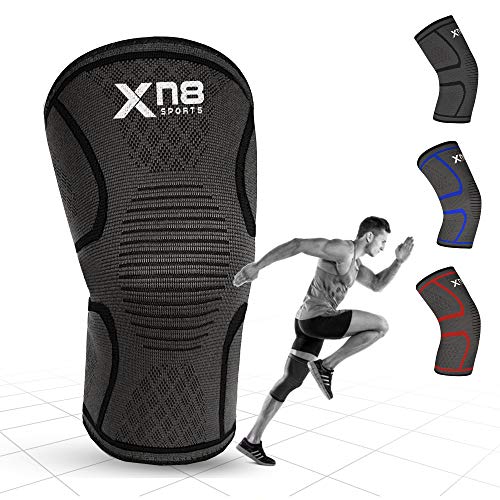 XN8 Ginocchiera Ortopedica Compressione Neoprene Legamenti Menisco Fitness Support Boxe Fascia Ginocchiere Pallavolo Protezione Tutore per Ginocchio