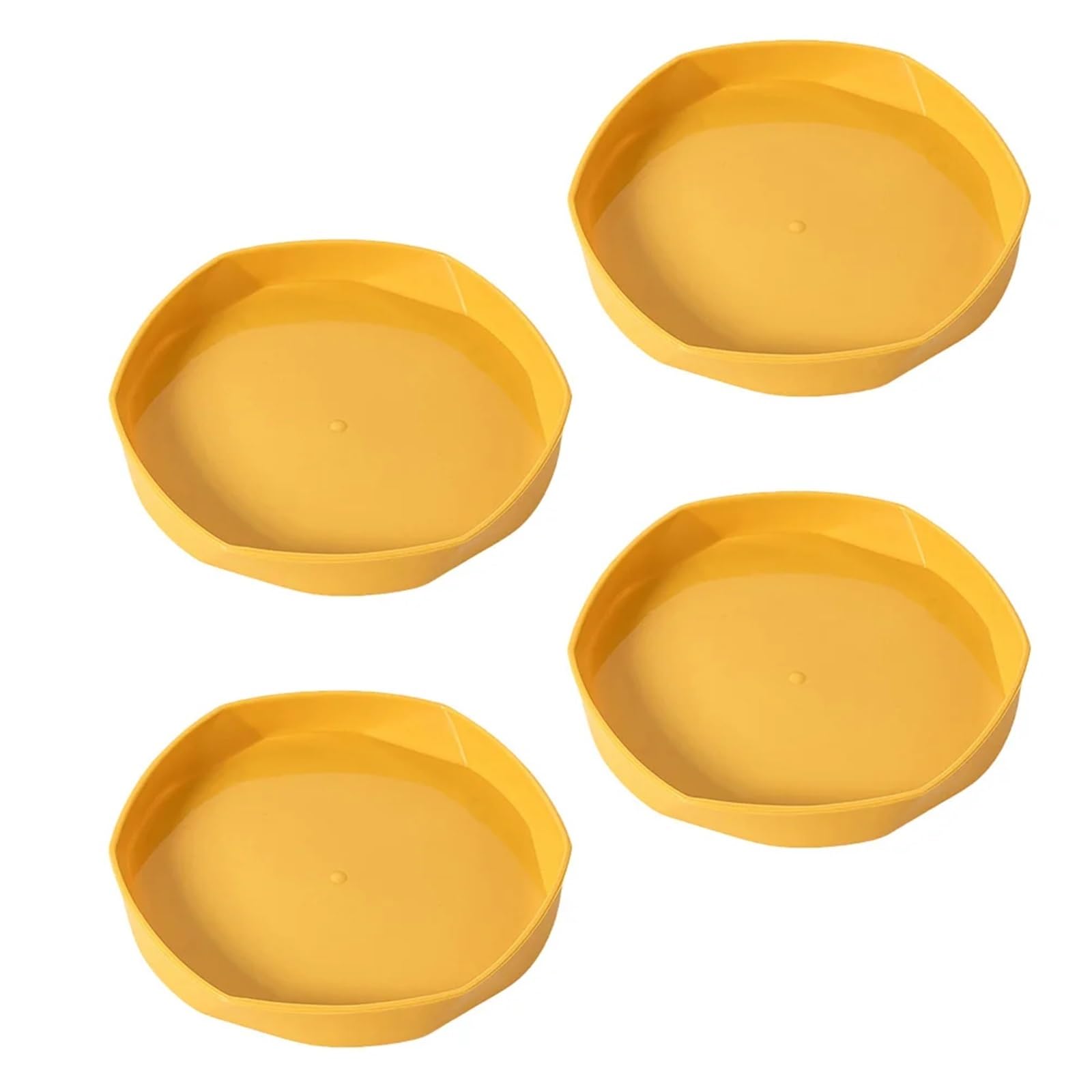 DSFIHJO Plant Tray 4Pcs Flower Pot Tray Plant Saucer Plastic Resistant Drip Trays Indoor Outdoor Gardening For Potted Plants