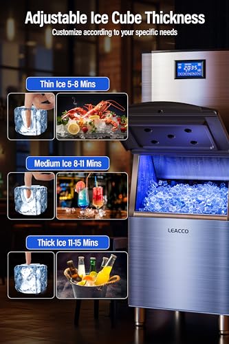 Leacco ZB-550B Commercial Ice Maker Machine 550Lbs/24H thumb #6