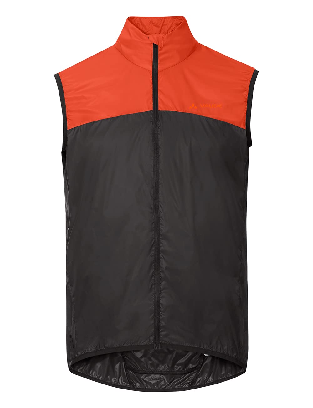 VAUDE Fahrradweste Matera Air Vest - ultraleichte Windweste Radsport Herren, wasserabweisende Weste Rennrad Herren, winddichte Sportweste reflektierend - glowing red, S