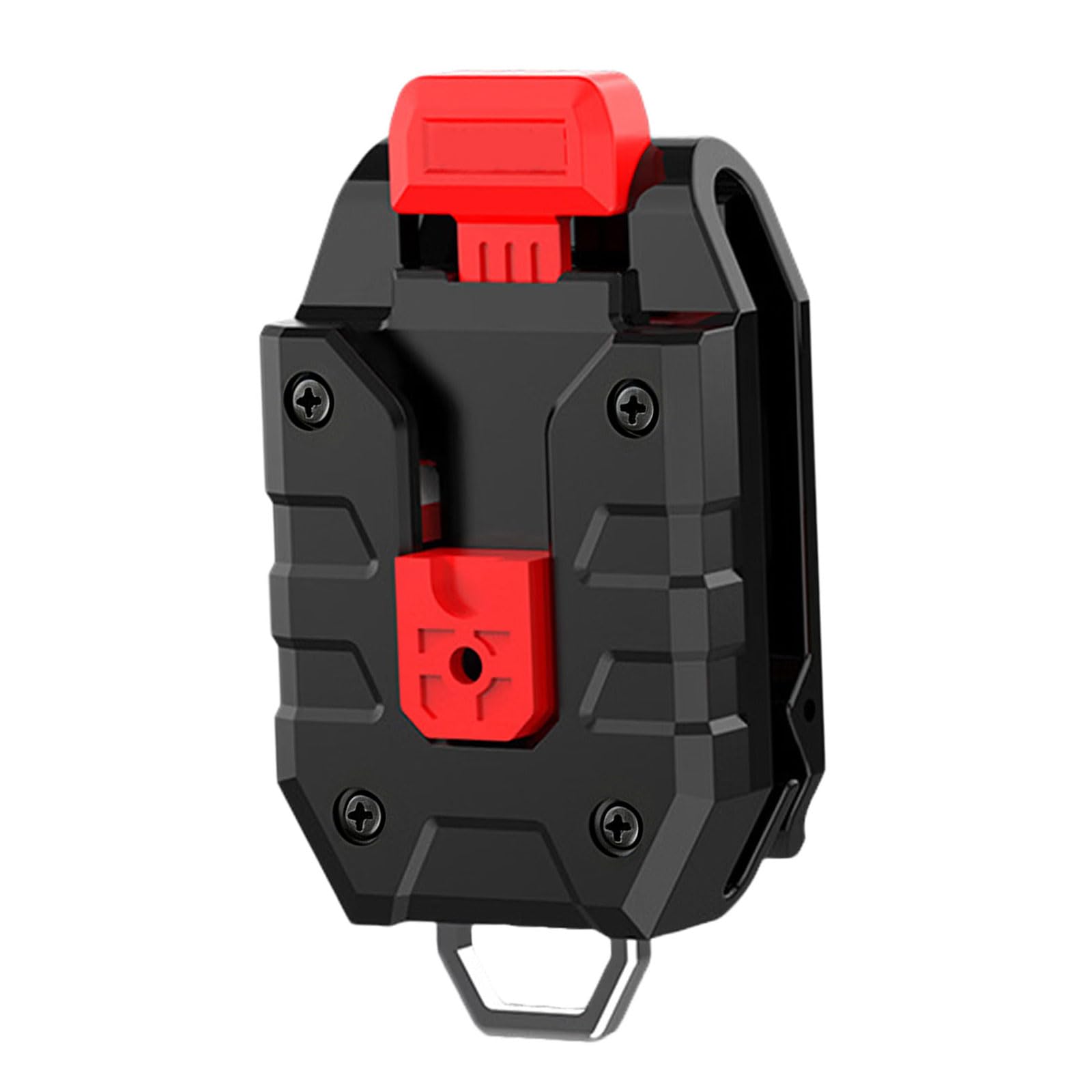 Duty Tape Measure Belt Hook with Easy Press Button Release Utility Belt Attachment for Tool Belts and Work Pants Retractile Tape Holder