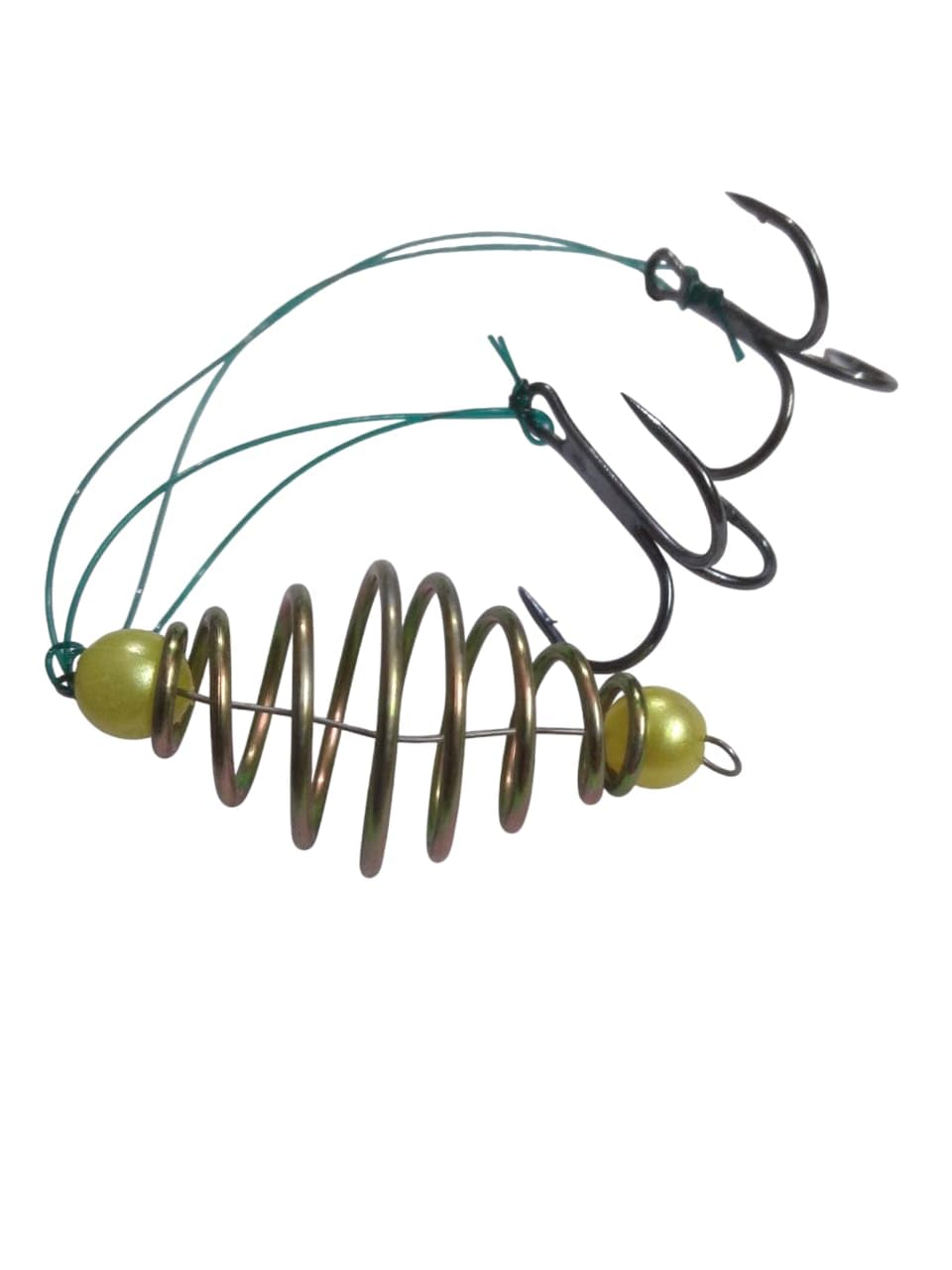 Fishing Spring Feeder with 2 Triple Hooks – Durable Rig for Secure Baiting and Increased Catch Success-image-16