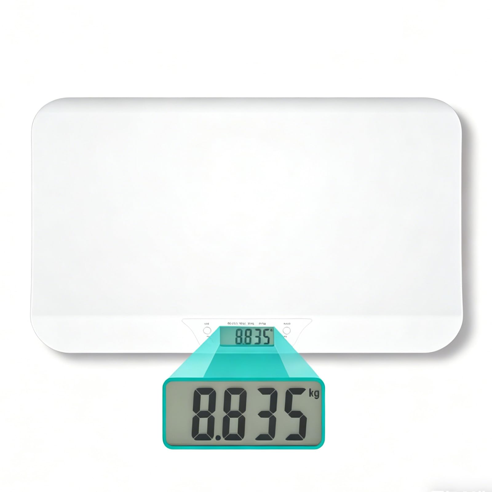 Bilancia digitale per bambini, fino a 30 kg/5 g, con funzione di supporto, per neonati, animali domestici, bambini e 4 unità, display a LED