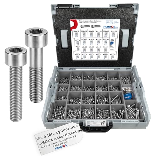 Vis cylindriques inox A2 DIN 912 FRANTOS pour stopper le désordre en atelier