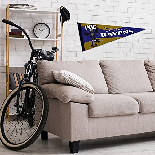 Image of Rico Industries NFL Football Mascot inch 12 inch x 30 inch Felt Wall Decor Pennant - Great for Home /Bed Room /Man Cave Decor