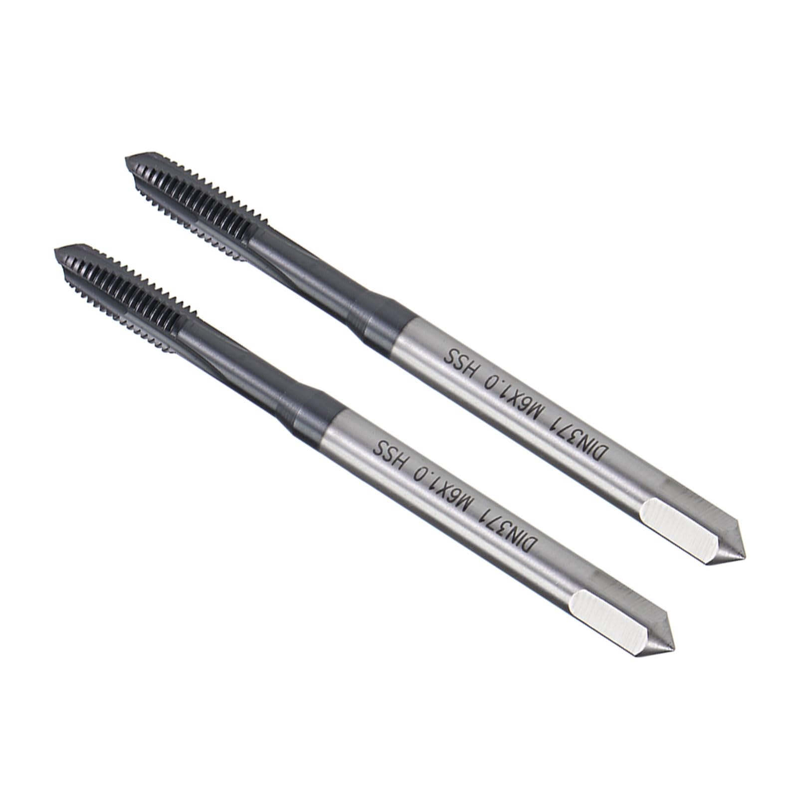 CoCud Spiral Point Tap, M6x1.0 Thread Size, TICN Coated HSS Metric Threading Tap