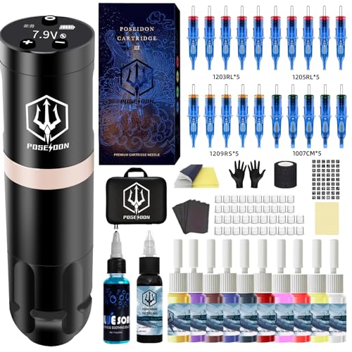 POSEIDON Wireless Tattoo Pen Kit PK-HM124