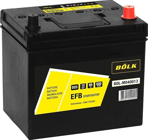 BOLK Batterie 65Ah/620A pour SUZUKI GRAND VITARA
