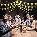 Tatuo 200 Feet Solid Pennant Banners Flags String Triangle Hanging DIY Bunting Flags Party Decorations for Grand Opening Party Banners for Kids Birthday, Shops (Yellow)