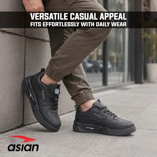 Image of ASIAN Shadow-02 Sneakers for Men | Cushioned Insole, Anti-Slip Outsole & Premium Stylish Design | Trendy Casual Sneakers for Gym