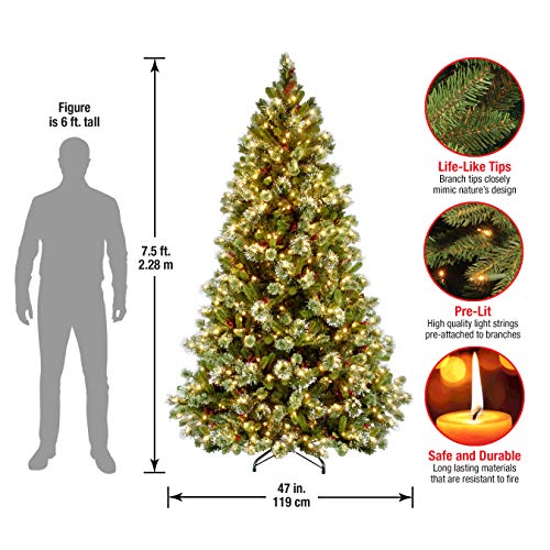 National Tree Company WP1-308-75 Pre-Lit Artificial Christmas Tree thumb #2