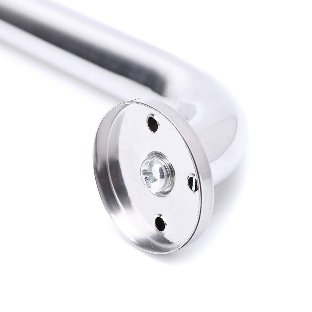 JOYKK 50 cm Baño de Acero Inoxidable Tina de barandilla Barra de Agarre Ducha Soporte de Seguridad Manija Toallero - Plateado