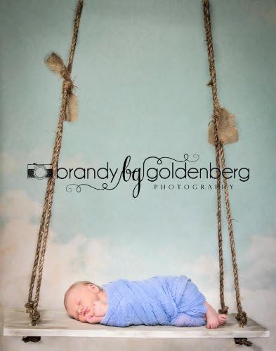 Photography Backdrop / Floordrop - 5ft X 5ft Vintage Clouds - Durable Vinyl Backgroud