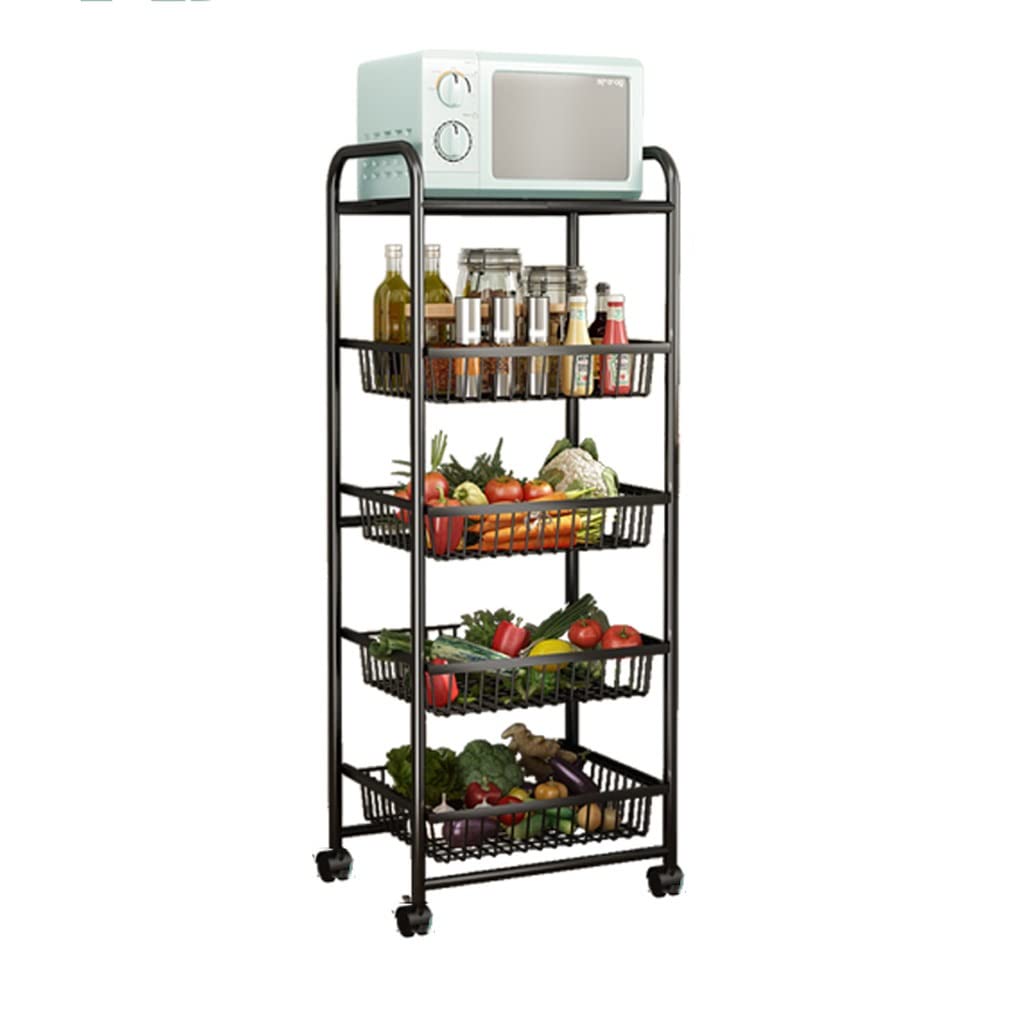 Cesta de la verdura para suelo en formato slim, ideal para mantener tus alimentos frescos a mano