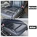 GXARTS Driver Side Bottom Perforated Leather Seat Cover Replacement Black Fit for Mercedes Benz C Class C250 C300 C350 C350e C400 GLC300 GLC300e GLC350e GLC43 AMG GLC63 AMG S 2015 2016 2017-2021