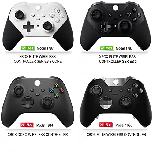 Image of Elite Controller Paddles,Metal Replacement Thumbsticks,Standard D-pad for Xbox Elite Controller Series 2 Core,Accessories Kit for Xbox One Elite 2 (Blue)