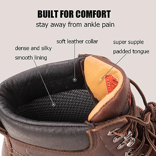 SUREWAY Mens Heavy Duty Soft/Steel Toe Work Boots for Men,Goodyearwelt,Full Grain Leather Working Construction Boot,Slip/Oil/Water Resistant Industrial Safety Shoes3