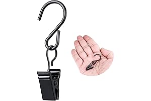 50 Pack Outdoor Light Hooks, Canopy Tent RV Xmas Decor Clips