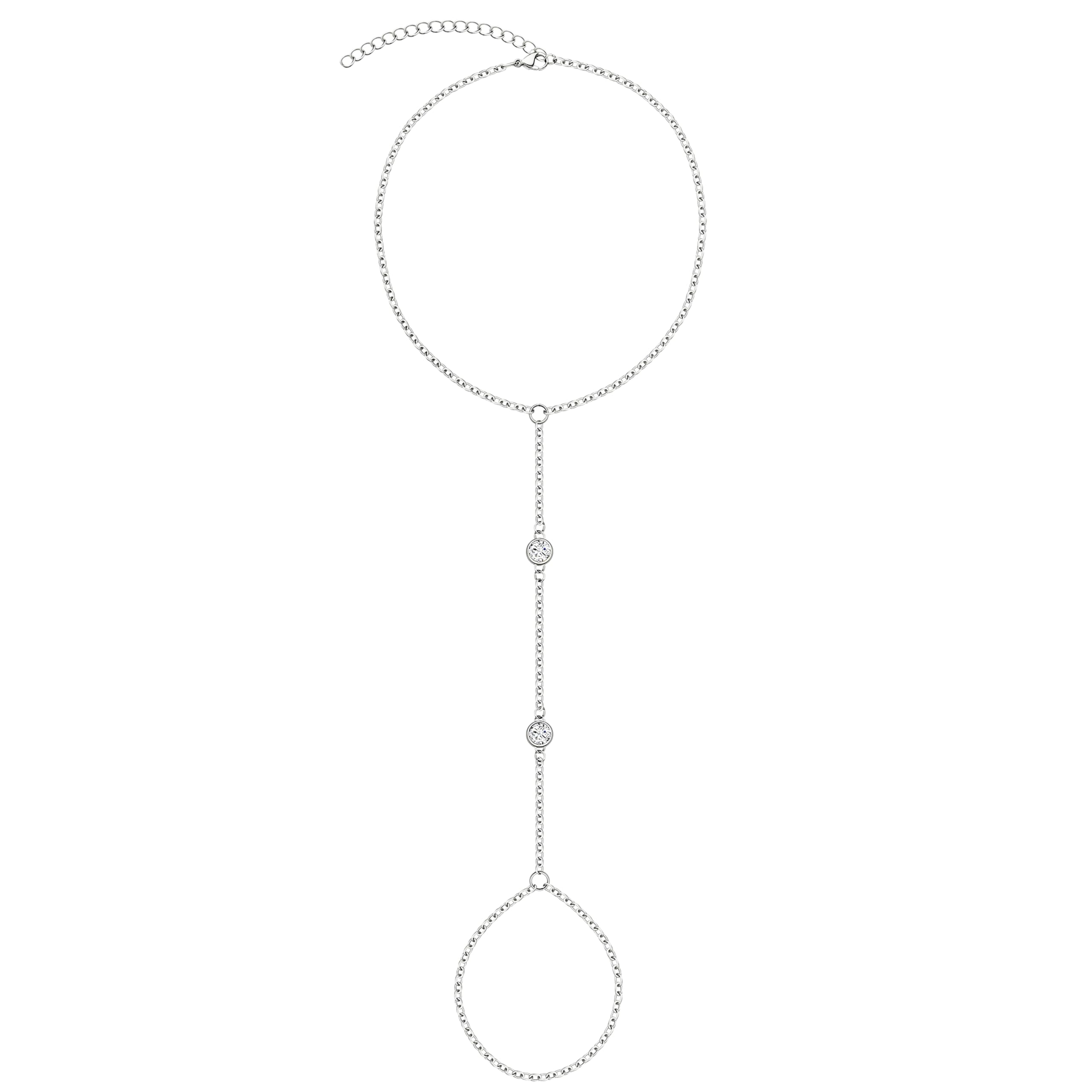 Gold Bracelets Set for Women Non Tarnish Trendy,14K Gold Plated Dainty Stackable Paperclip Cuban Link Chain Bracelets, Simple Cute Cuff Bracelets Jewelry Set Adjustable 7"+2"