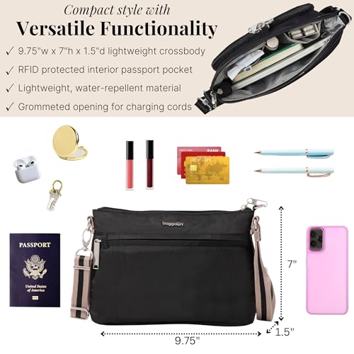 Image of Baggallini Securtex Anti-Theft Memento Crossbody
