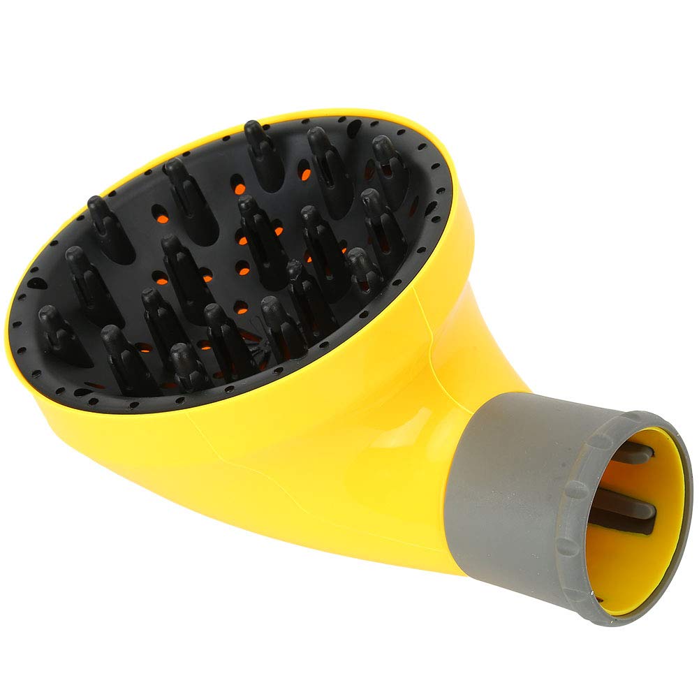 Hair Diffuser,ANGGREK 1 Universal Hair Diffuser Profession Blow Dryer Hair Dryer Diffuser for Curly Wavy Hair(yellow)