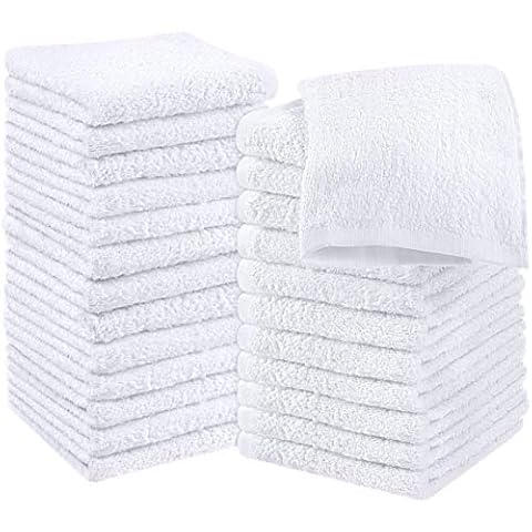 Toallas de algodón Utopia Towels (Paquete de 24 Blanco) Cover