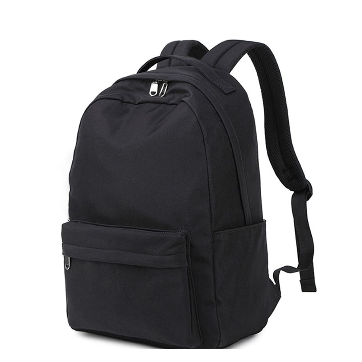 Uoto Unisex Kids Black School Bags For Boys Girls Kids, Large Waterproof Children School Backpacks, Teenage Boys Girls Bookbags Primary Secondary School College Casual Daypack Rucksack (Black)