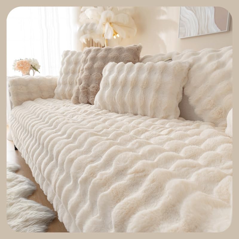 WYJHNLBEDC Sofa Cover 3 Seater, Couch Covers 2 Seater, Sofa Protectors From Pets, Velvet Blanket Sofa Saver Protector For Settee/Sofa bed/L Shape/4 Seater/Chair/Armchair — image 1