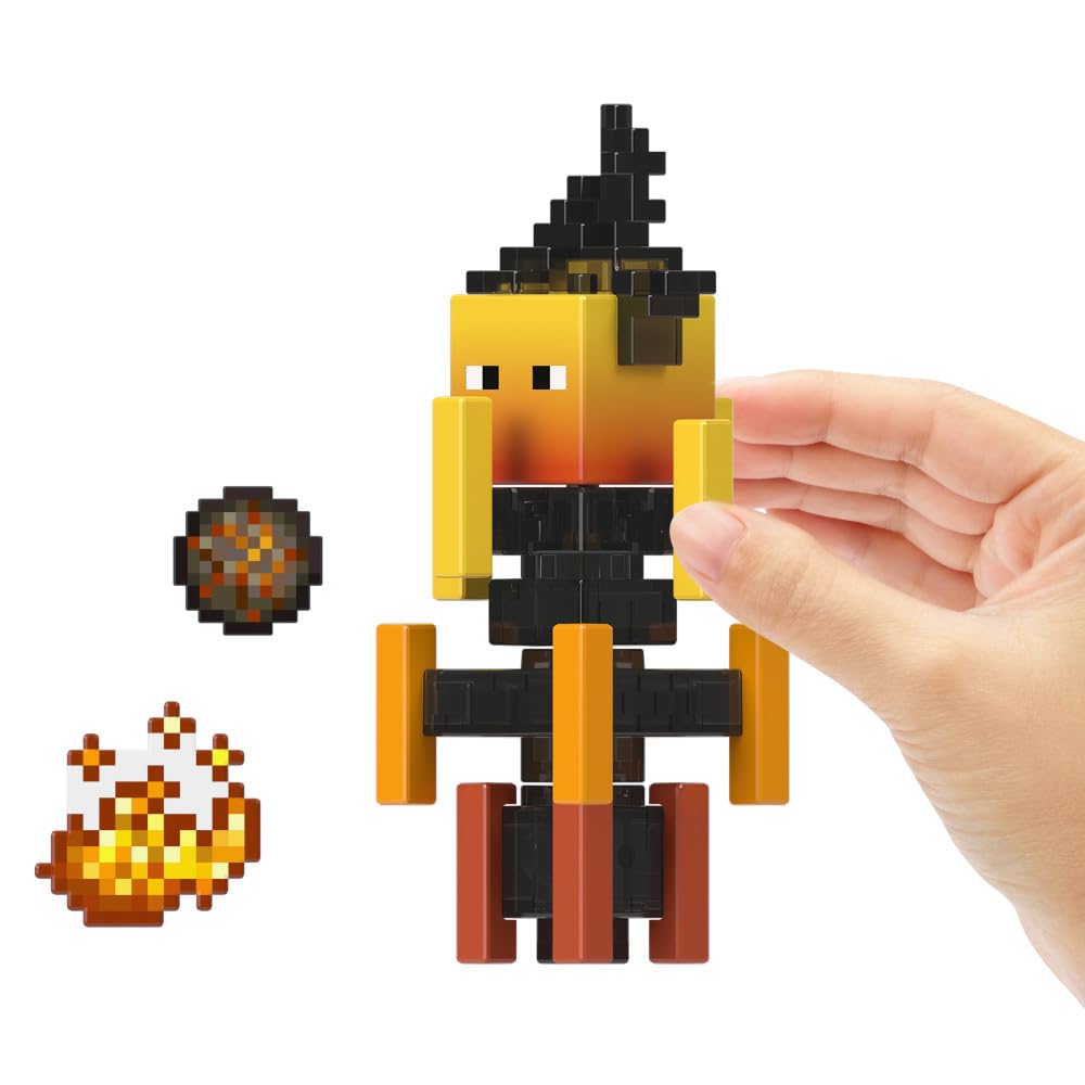 Minecraft 3.25'' Figures - Blaze, Multi-coloured, 8,3 cm - Image 2